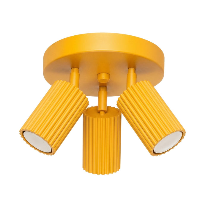 SOLLUX SL.2360 Plafón KARBON 3P amarillo