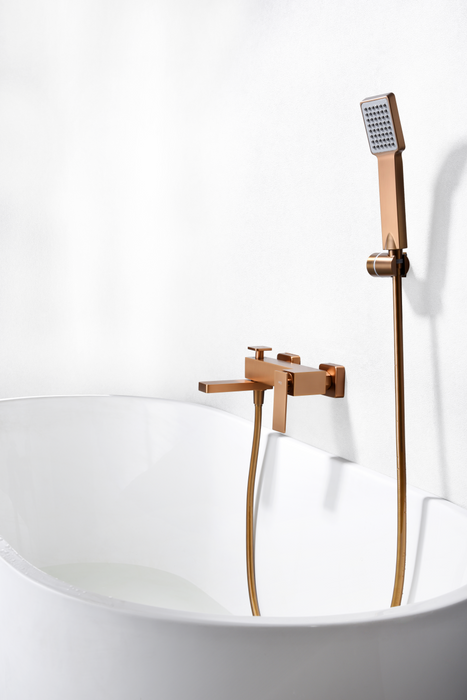 IMEX BDP048-4ORC PISA Kit Baño / Ducha Monomando Oro Rosa Cepillado