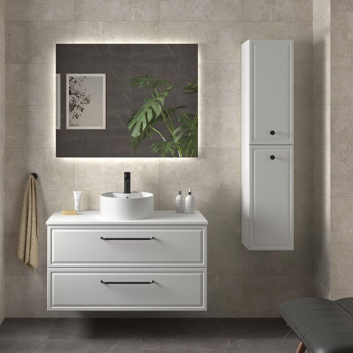 SALGAR RUNA Mueble+Lavabo LISBOA Color Blanco Mate
