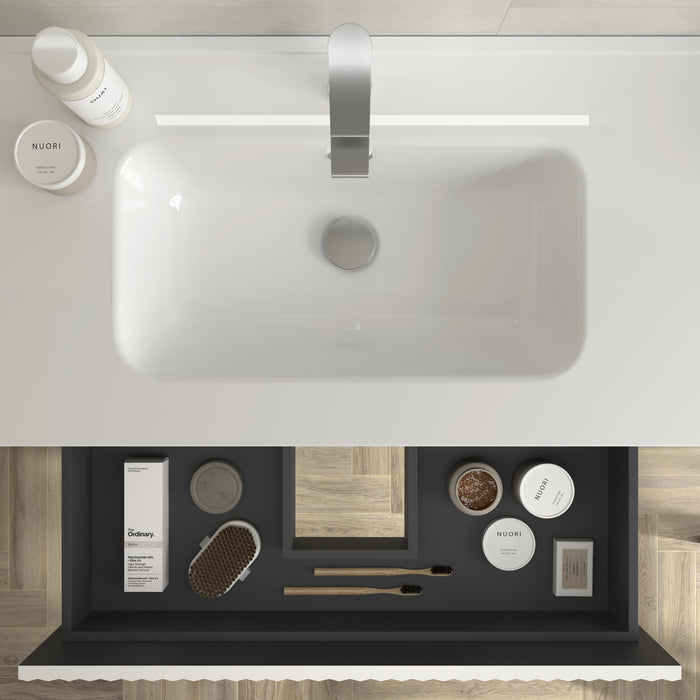 SALGAR KIRA Mueble+Lavabo IBON Color Blanco Mate