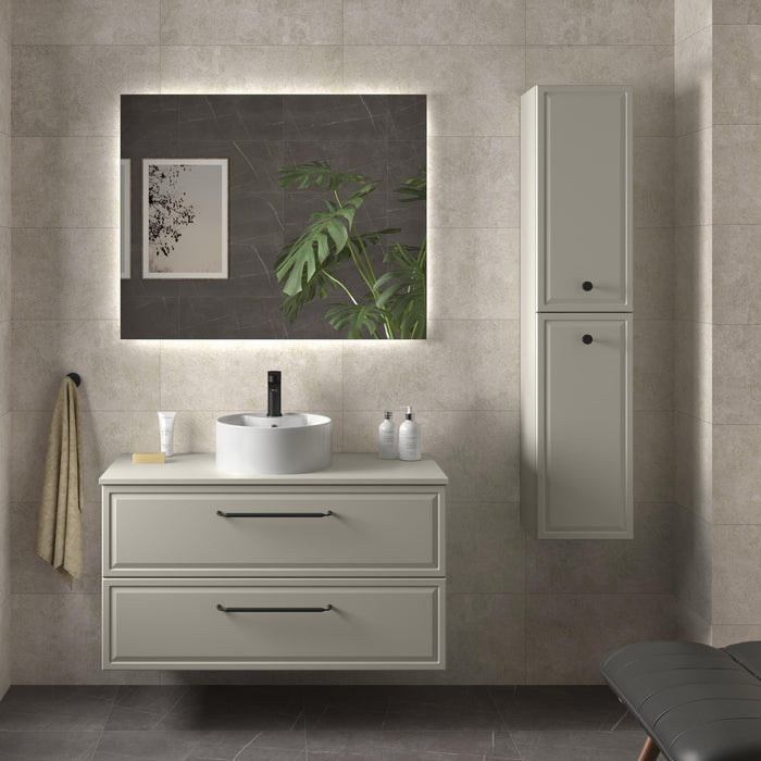 SALGAR RUNA Mueble+Lavabo LISBOA Color Gris Mate