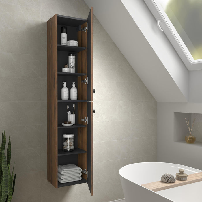 SALGAR 122030 RUNA Columna de baño 30cm Nogal