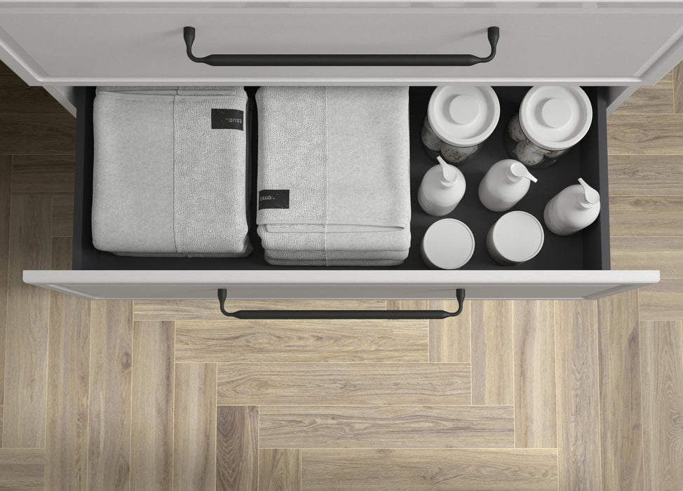 SALGAR RUNA Mueble+Lavabo LISBOA Color Blanco Mate