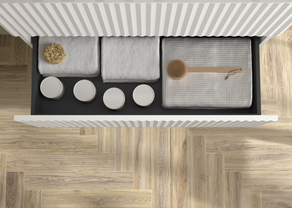 SALGAR KIRA Mueble+Lavabo IBON Color Blanco Mate