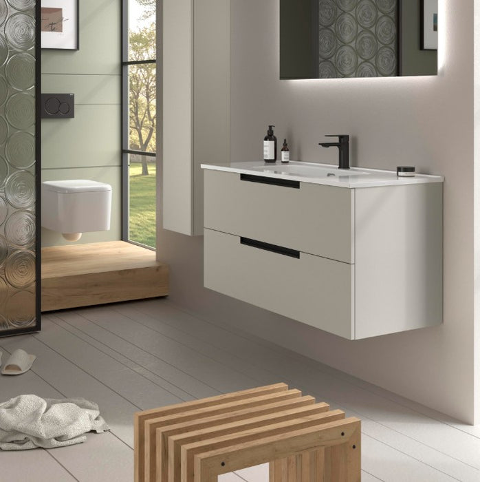 SALGAR LENI Mueble+Lavabo IBON Color Gris Mate