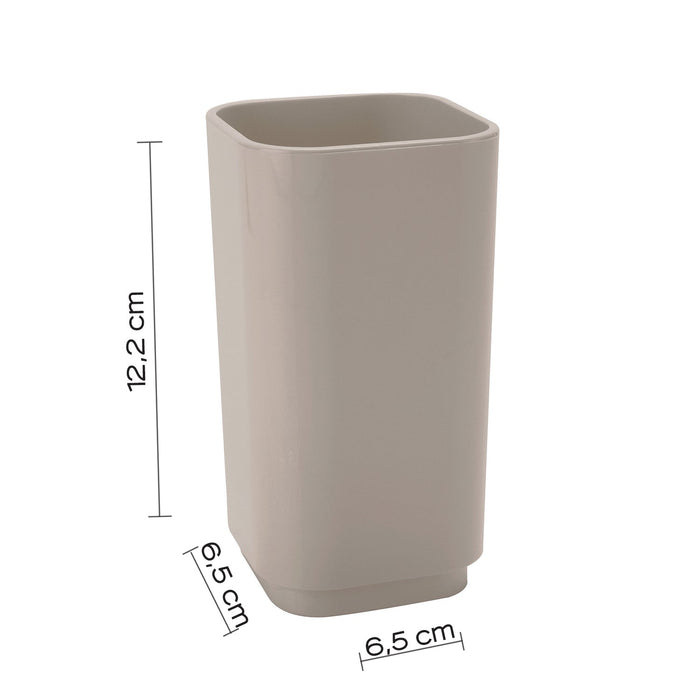 GEDY 63986600300 SEVENTY Portacepillos Beige