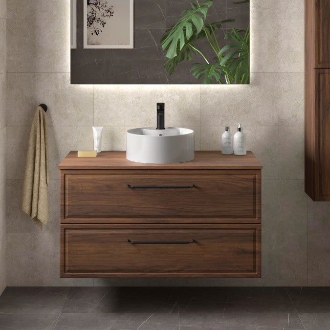 SALGAR RUNA Mueble+Lavabo LISBOA Color Nogal