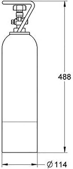 GROHE 40 423 000 Botella CO2