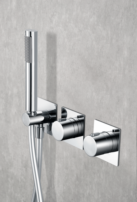 IMEX GTN062 NEPAL Conjunto Ducha Termostatico Empotrado Cromo