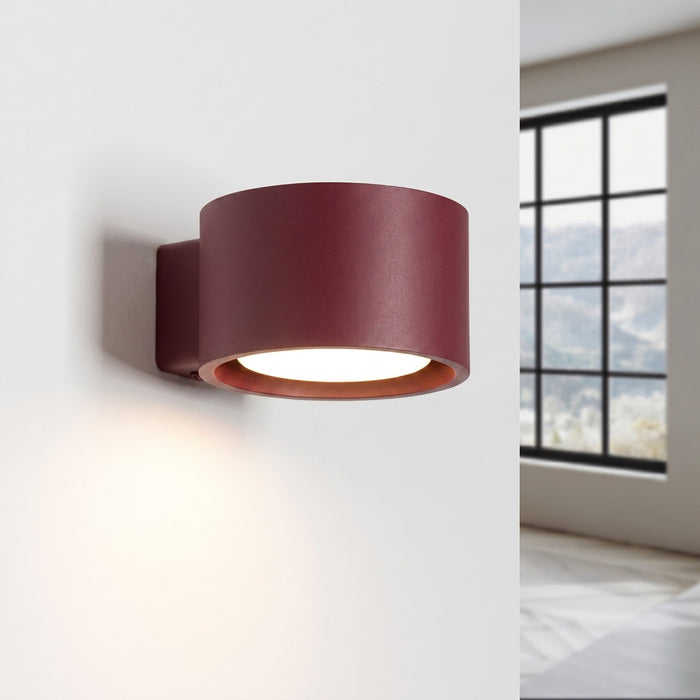 SOLLUX SL.2453 Aplique de pared MODO 1 burdeos Gx53