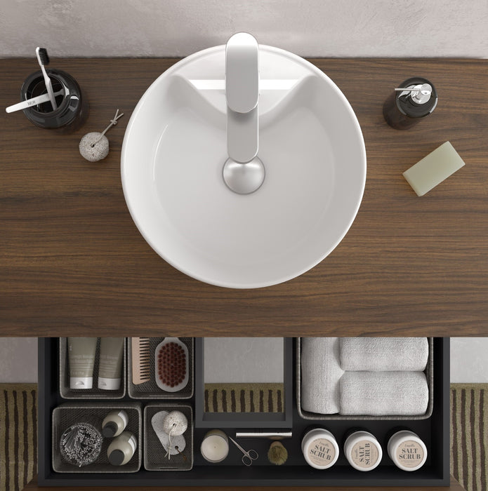 SALGAR RUNA Mueble+Lavabo LISBOA Color Nogal