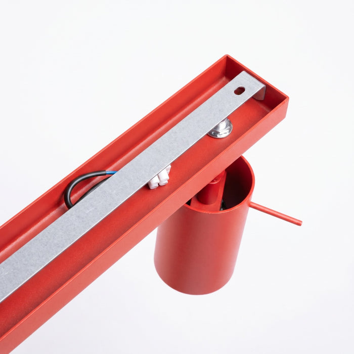 SOLLUX SL.2194 Plafón RING 6L rojo