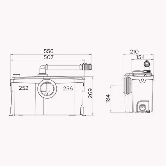 SFA 0101222 SANIBEST PRO Grinder For Intensive Use