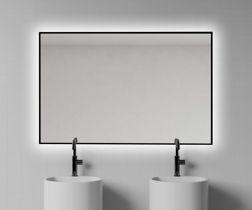 BATHSTAGE 67656 B-951 H/V Espejo Reversible 60x80 cm Marco aluminio Negro