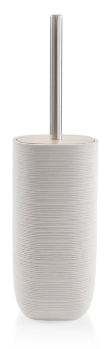 BATHSTAGE 64310 B-KUBIC White Wooden Toilet Brush Holder