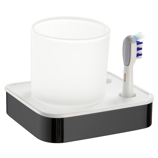 MANILLONS TORRENT 06522081 YASS Portacepillos Pared Negro Mate