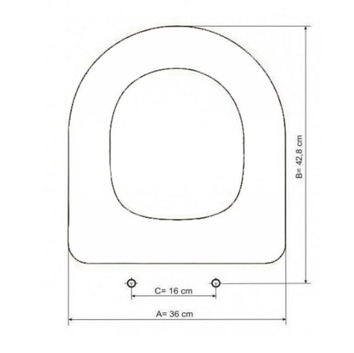 ROCA A801362004 MERIDIAN Antiguo Asiento Wc Caída Amortiguada 24/48 Horas ROCA 