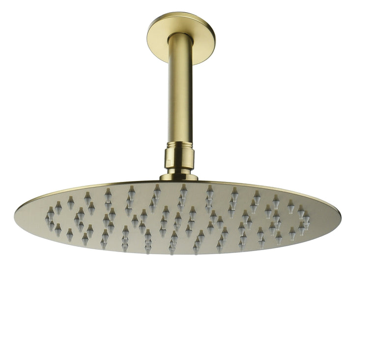 SKY BATH CES004/ORO SPIRIT Conjunto Ducha Monomando Empotrado Oro Cepillado