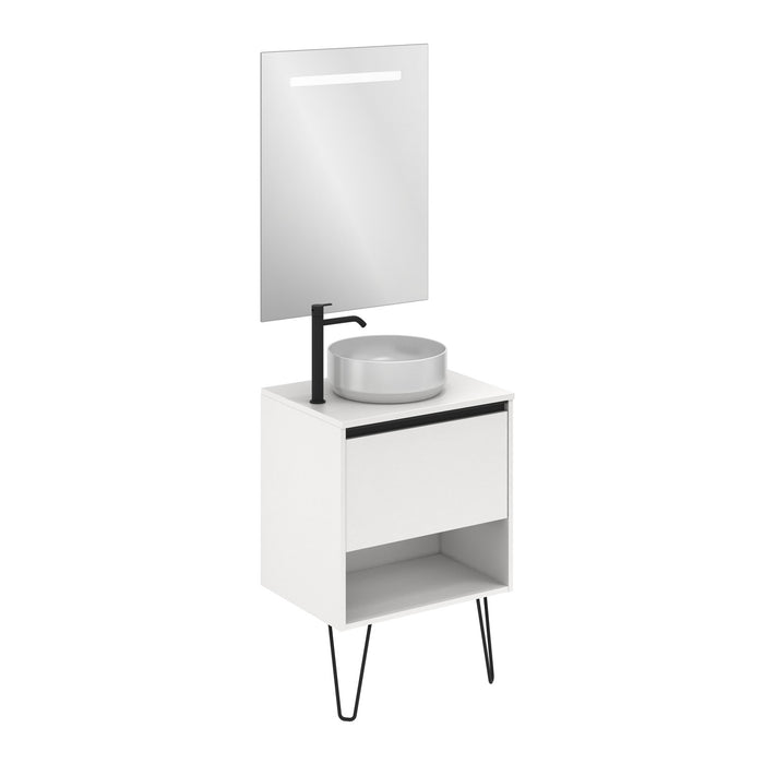 AMIZUVA C0073875 YOKO TOP Conjunto Completo 60 1 Cajón 1 Hueco Blanco Brillo 3 a 5 Días AMIZUVA 