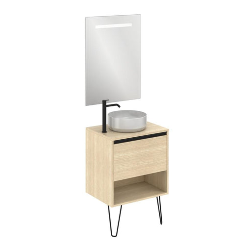 AMIZUVA C0073876 YOKO TOP Conjunto Completo 60 1 Cajón 1 Hueco Roble Arenado 3 a 5 Días AMIZUVA 