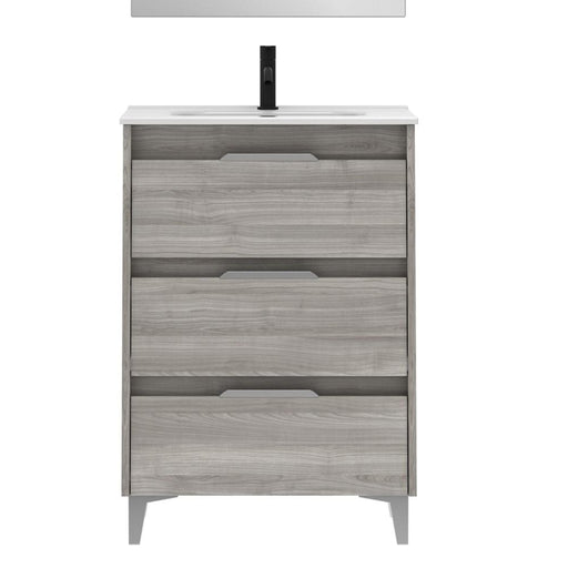 AMIZUVA SUKI Mueble+Lavabo 3 Cajones Gris Arenado 3 a 5 Días AMIZUVA 