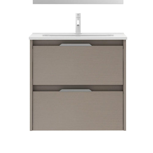 AMIZUVA SUKI Mueble+Lavabo 2 Cajones Fumé Arenado 3 a 5 Días AMIZUVA 