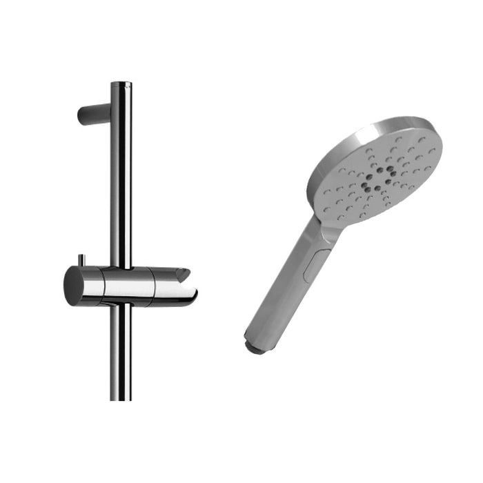 PRESTO 378500 Kit Ducha TEKNO Con Accesorios AROHA Cromo Flexo PVC