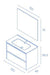 AMIZUVA C0073840 SUKI Conjunto Completo 2 Cajones 100 Gris Arenado 3 a 5 Días AMIZUVA 
