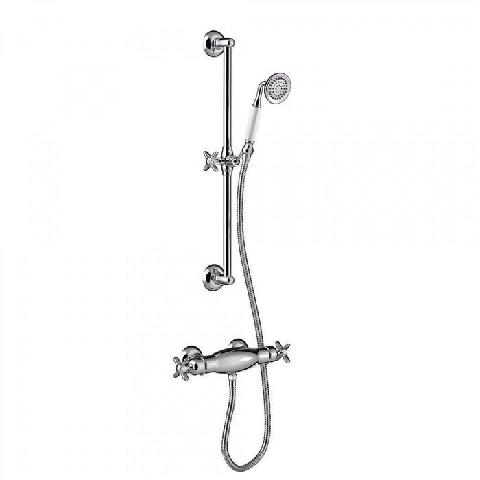TRES-CLASIC 24216402 Grifo Kit Ducha Termostático Cromo 5 a 7 Días Tres Grifería 