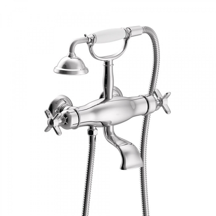 TRES-CLASIC 24217609 Grifo Bañera-Ducha Termostática Con Soporte Cromo 5 a 7 Días Tres Grifería 